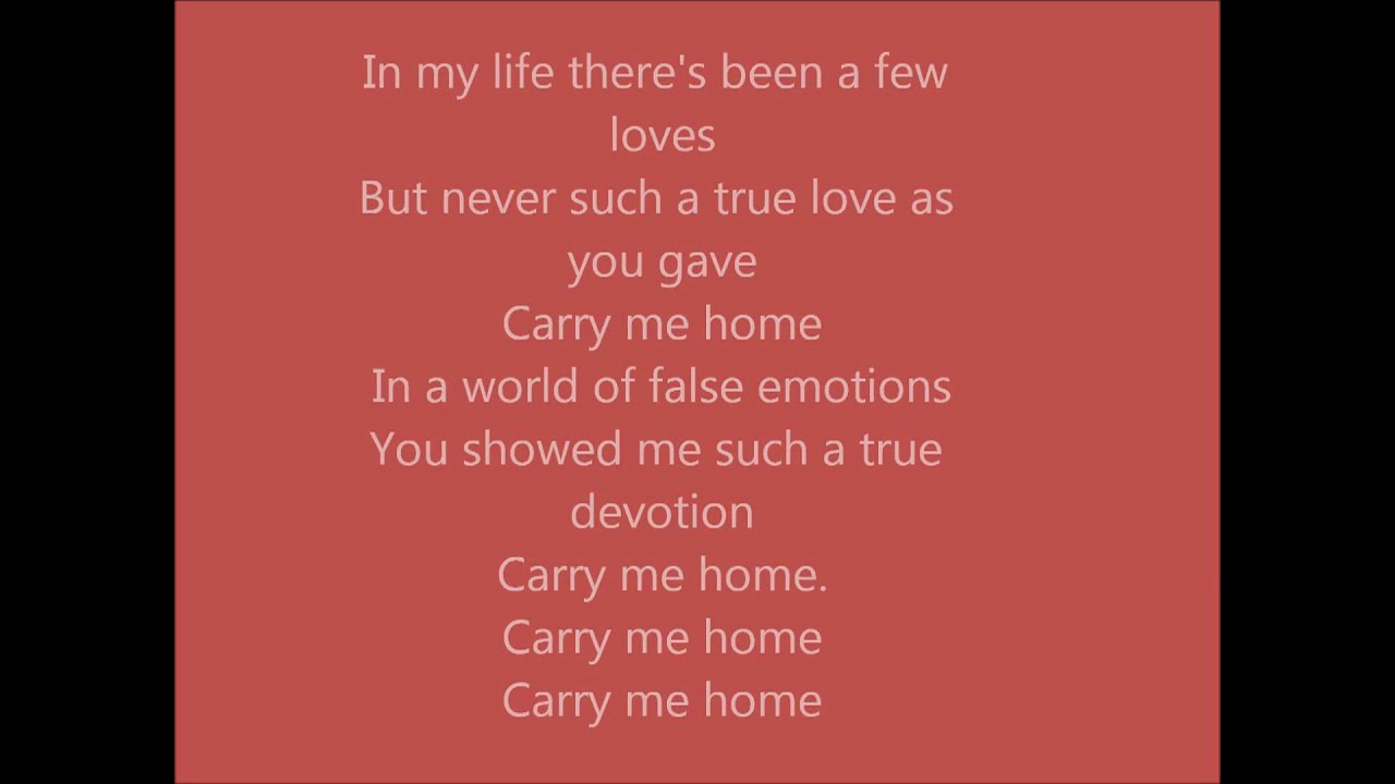 carry you home lyrics